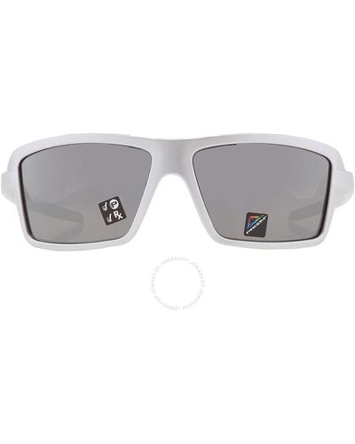 Oakley Cables Prizm Black Polarized Wrap Sunglasses Oo9129 912912 63 - Gray