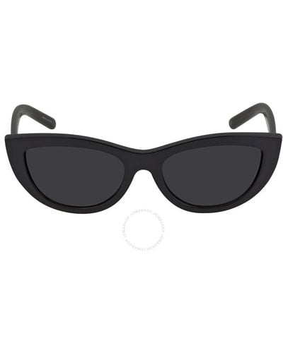 Michael Kors Rio Dark Cat Eye Sunglasses Mk2160 300587 54 - Black