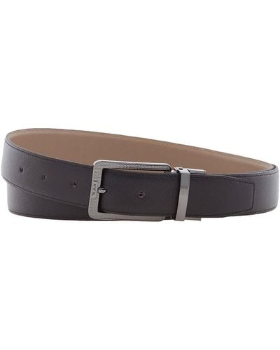 Tumi Ballistic Etched Harness Reversible Belt - Grey