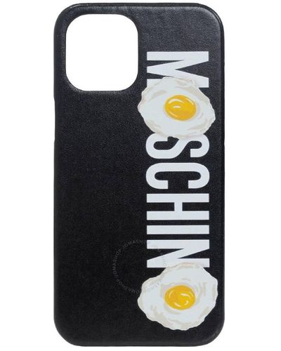 Moschino Iphone 12 Pro Max Case - Black