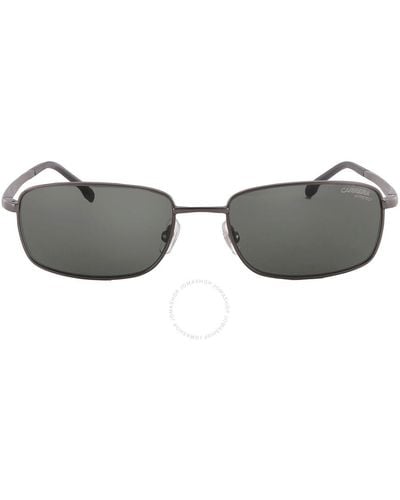 Carrera Rectangular Sunglasses 8043/s 0r80/qt 56 - Gray