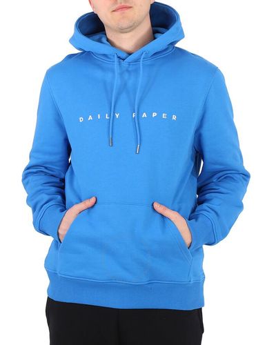Daily Paper French Alias Cotton Hoodie - Blue
