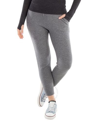 Burberry Light Melange jogger Trousers - Grey