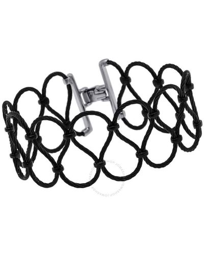 Alor Stainless Steel Cable Bracelet 04-52-0088-00 - Black