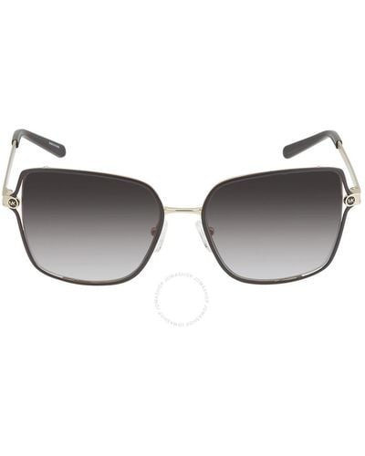 Michael Kors Cancun Dark Gray Gradient Square Sunglasses Mk1087 10058g 56