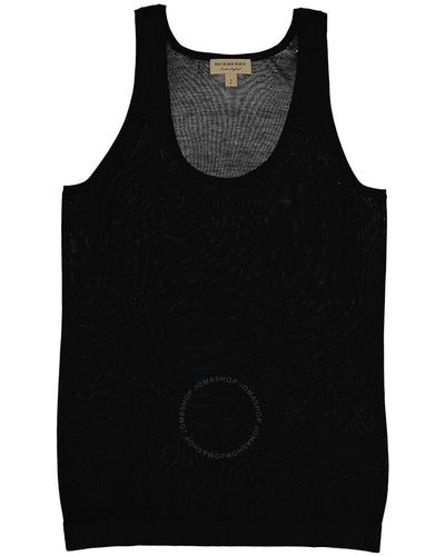 Burberry Silk Cashmere Vest - Black