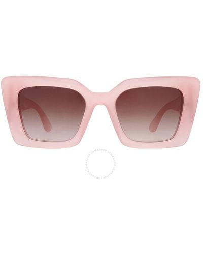 Burberry Daisy Brown Gradient Butterfly Sunglasses Be4344 387413 51 - Pink