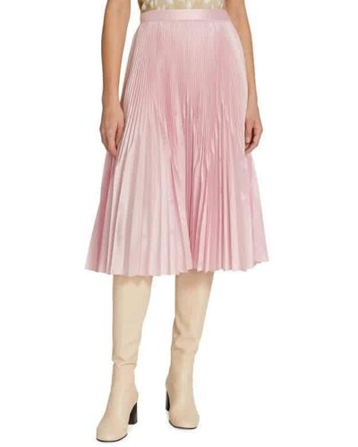 Burberry Angelina Pleated Skirt - Pink