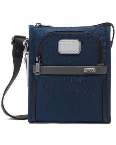 Tumi Small Alpha Pocket Bag - Blue