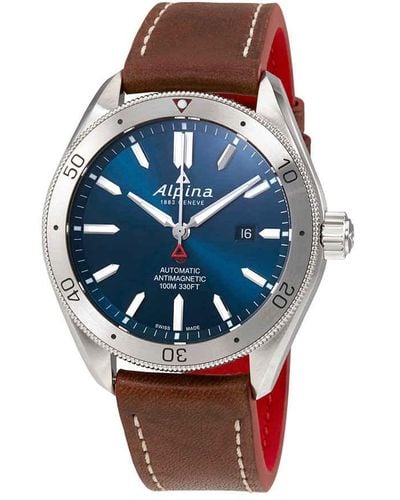 Alpina piner Automatic Blue Sunray Di Watch -525ns5aq6