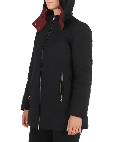 Roberto Cavalli Hooded Down Jacket - Black