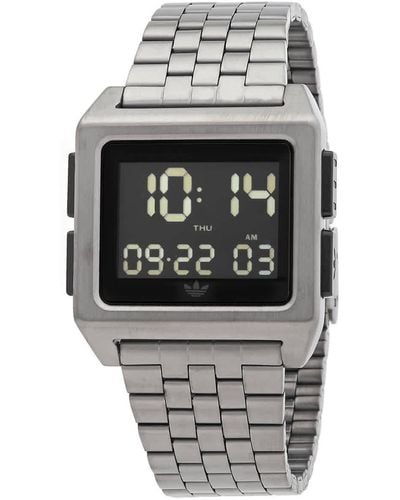adidas Archive M1 Quartz Digital Black Dial Watch -1531 - Metallic