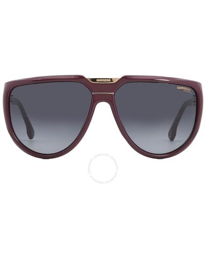 Carrera Gray Shaded Browline Sunglasses Flaglab 13 0b3v/9o 62