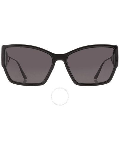 Dior Gray Butterfly Sunglasses 30 Montaigne S2u Cd40035u 01a 60 - Black