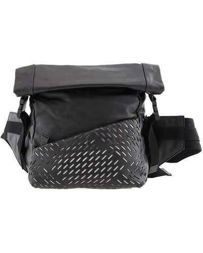 Bottega Veneta Perforated Belt Bag - Black