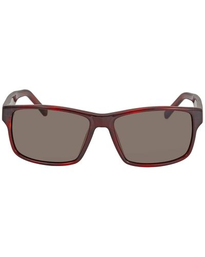 Ferragamo Rectangular Mm Sunglasses Sf960s 214 - Brown