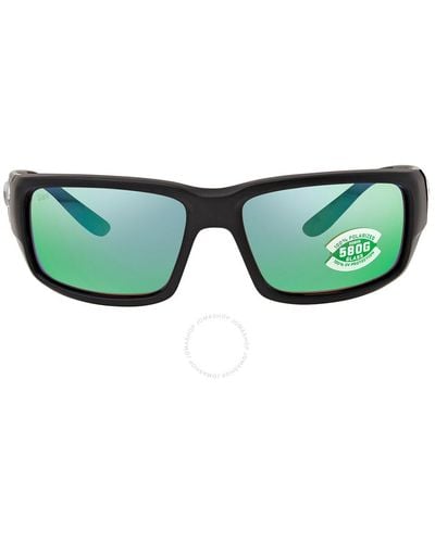 Costa Del Mar Cta Del Mar Fantail Green Mirror Polarized Glass Sunglasses
