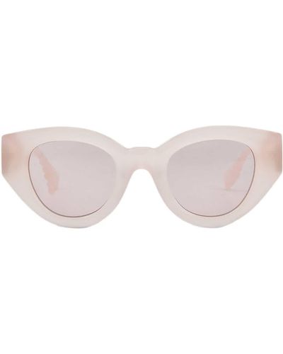 Burberry Meadow Light Oval Sunglasses Be4390f 4060/5 47 - Pink
