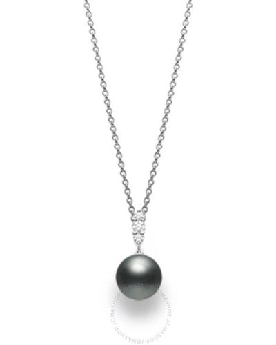 Mikimoto Morning Dew Pearl Pendant - Metallic