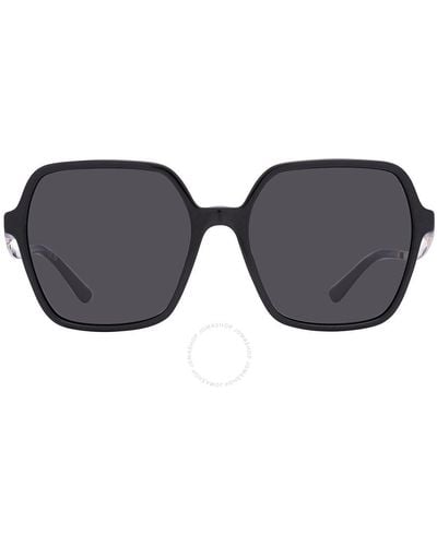 BVLGARI Dark Gray Irregular Sunglasses Bv8252 501/87 56