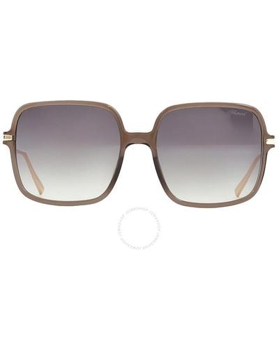 Chopard Gray Gradient Square Sunglasses Sch300 0alv 58