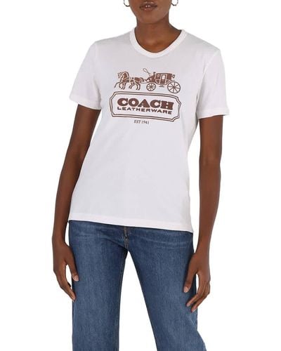 COACH Logo T-shirt - White