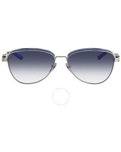 Calvin Klein Gradient Pilot Sunglasses Ck18113s 046 57 - Blue