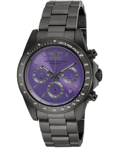 INVICTA WATCH Speedway Chronograph Quartz Purple Dial Watch