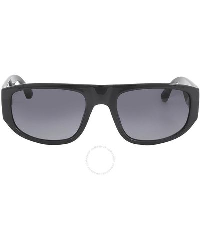 Guess Factory Gradient Smoke Rectangular Sunglasses Gf5107 01b 54 - Grey