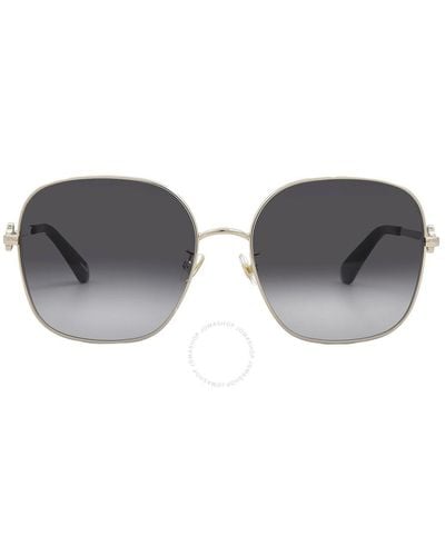Kate Spade Shaded Square Sunglasses Talya/f/s 0rhl/9o 59 - Gray