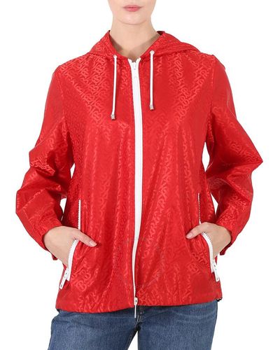 Burberry Bright Everton Pattern Jacket - Red