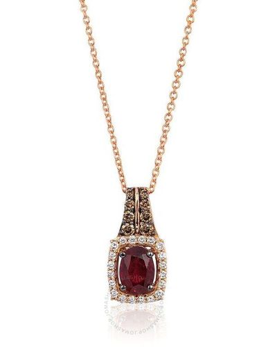 Le Vian Passion Ruby Necklace Set - Metallic