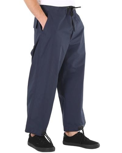 Moncler 1952 Drawstring Cotton Blend sweatpants - Blue