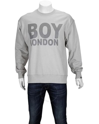 BOY London Light Reflective Sweatshirt - Gray