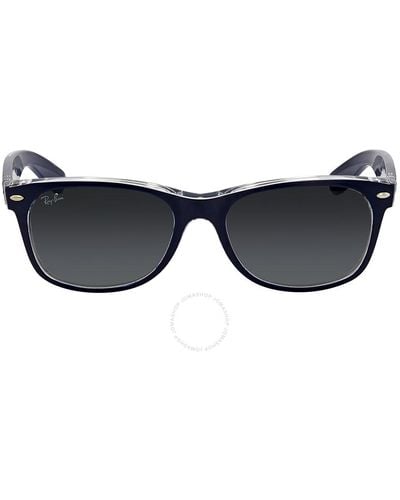 Ray-Ban New Wayfarer Color Mix Gradient Sunglasses Rb2132 605371 - Gray