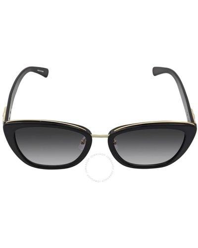 Longchamp Gray Gradient Cat Eye Sunglasses - Brown