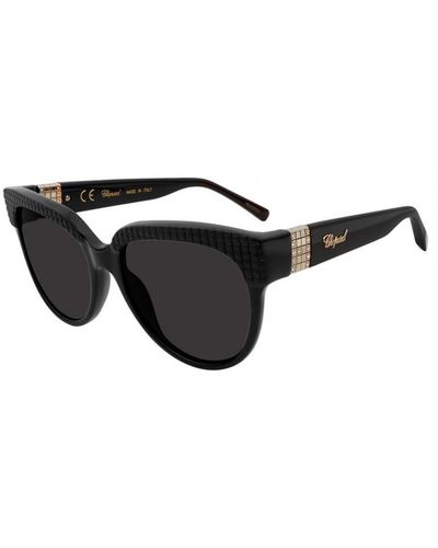 Chopard Cat Eye Sunglasses Sch234s 0700 56 - Black