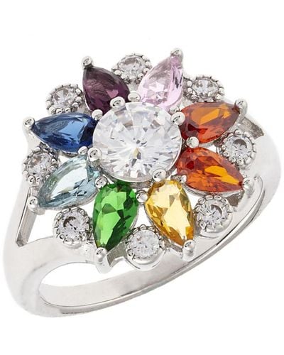 Bertha Juliet Collection 's 18k Wg Plated Fashion Ring - White