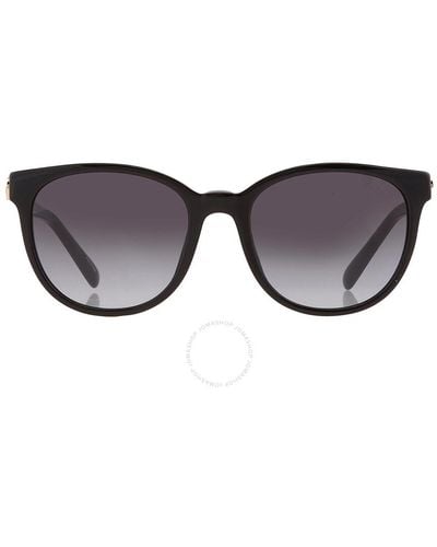 COACH Grey Gradient Oval Sunglasses Hc8350u 50028g 54 - Brown