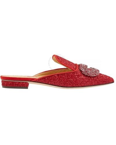 Giannico Daphne Ruby Mules - Red