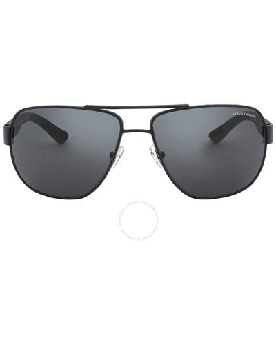 Armani Exchange Pilot Sunglasses Ax2012s 606387 62 - Grey