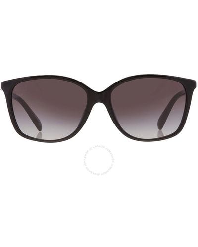 COACH Gray Gradient Square Sunglasses Hc8361u 50028g 57 - Brown