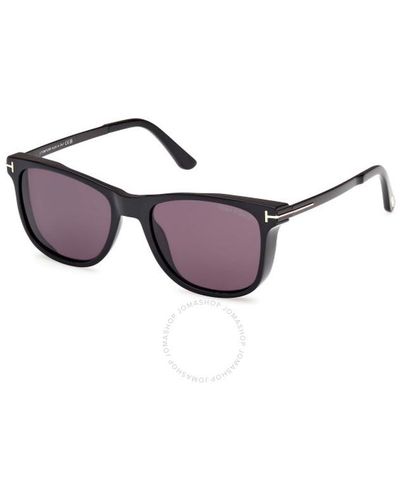 Tom Ford Sinatra Smoke Sport Sunglasses Ft1104 01a 53 - Multicolour