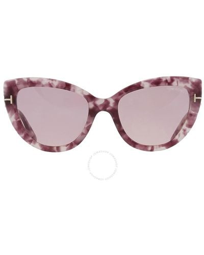 Tom Ford Anya Cat Eye Sunglasses - Brown