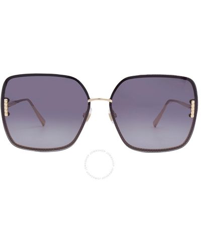 Chopard Gray Gradient Square Sunglasses Schf72m 0300 62