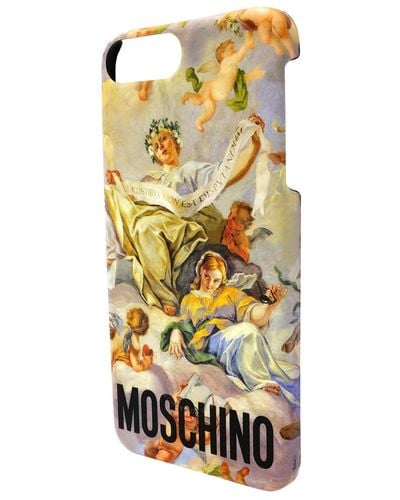 Moschino Mchino Mutlicolor Renaissance Iphone 7 Plus Case - Metallic