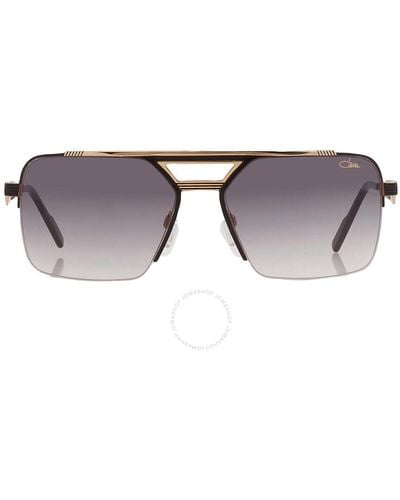 Cazal Grey Gradient Navigator Sunglasses 9102 001 61 - Black