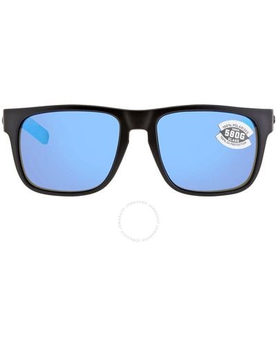 Costa Del Mar Spearo Blue Mirror Polarized Glass Sunglasses Spo 01 Obmglp 56