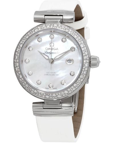 Omega De Ville Ladymatic Automatic Diamond Watch - Metallic