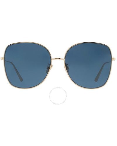 Dior Blue Butterfly Sunglasses Cd40069u 10v 59 - Black